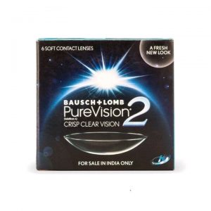 Bausch & lomb purevision2 hd contact lenses (6 lenses/box)